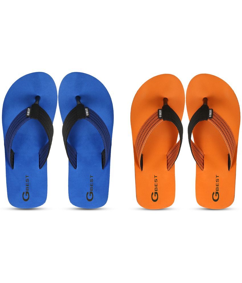     			GBest Multicolor Men's Combo Slipper