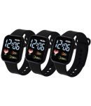 DECLASSE Black Dial Digital Boys Watch ( Pack Of 3 )