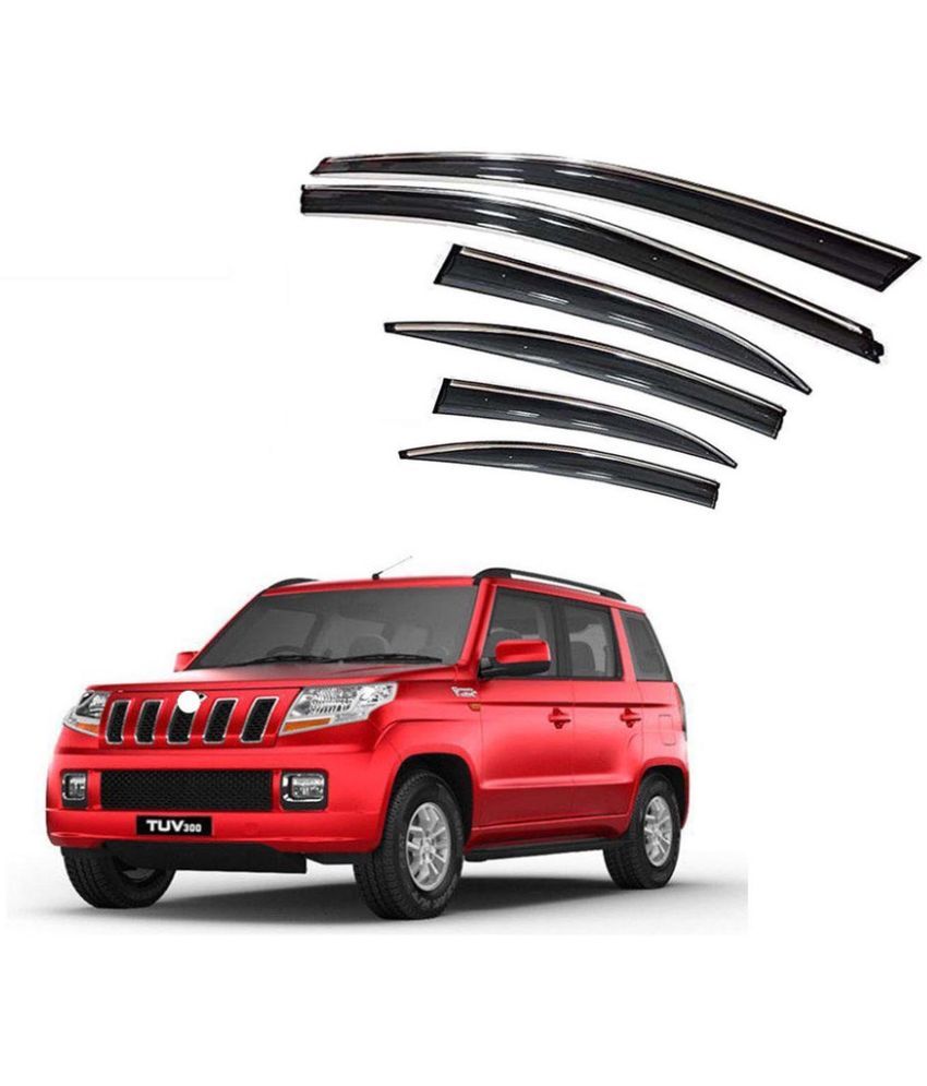     			Auto E-Shopping Wind Deflectors Black Single