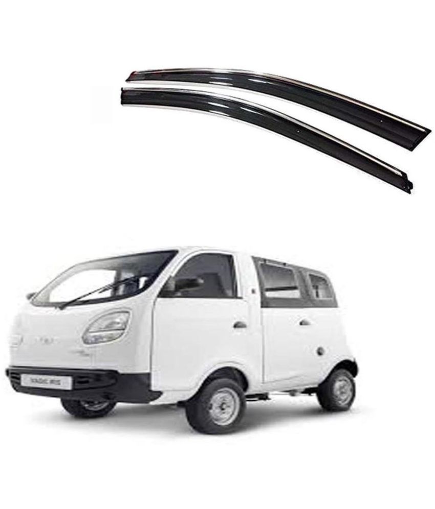     			Auto E-Shopping Wind Deflectors Black Set of 2