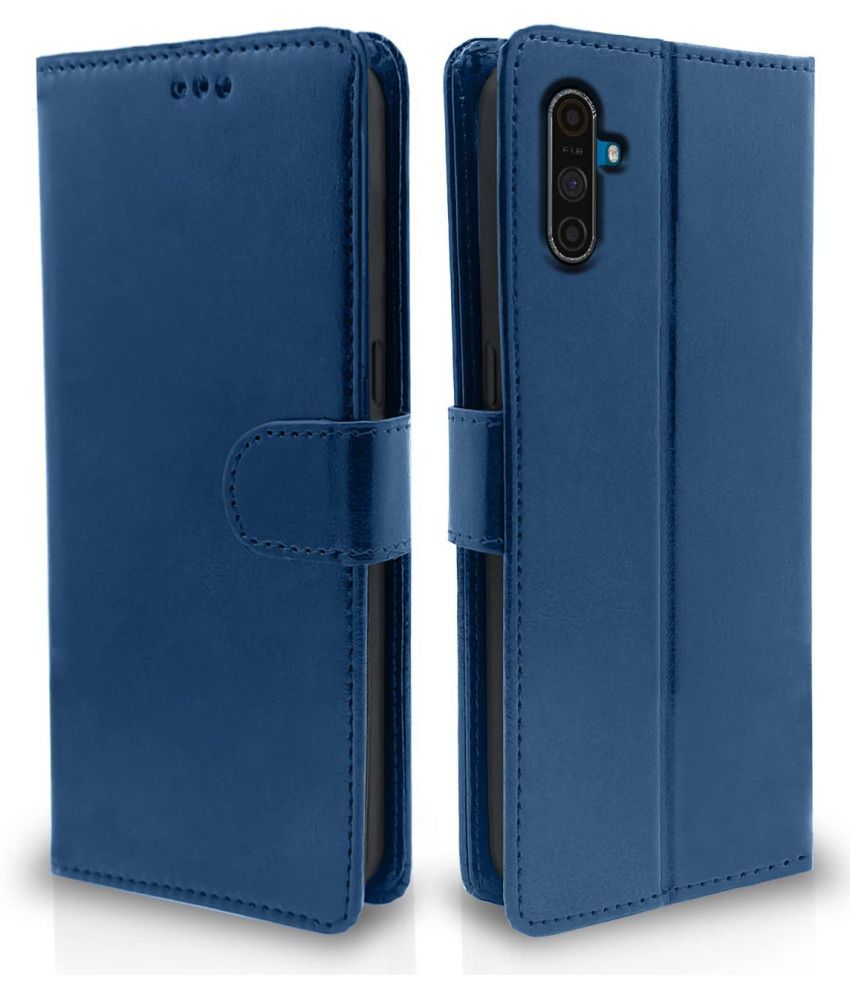     			Balkans Blue Flip Cover Artificial Leather Compatible For Realme C3 ( Pack of 1 )