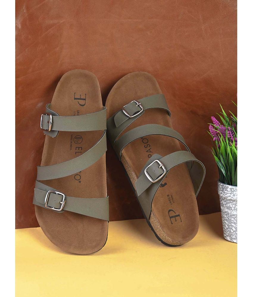     			El Paso - Olive Men's Sandals