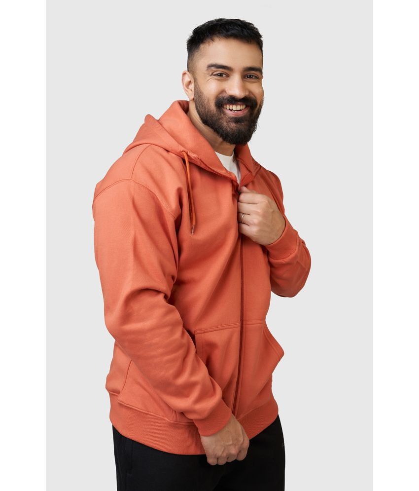     			Fuaark Orange Cotton Blend Men's Fitness Jacket ( Pack of 1 )