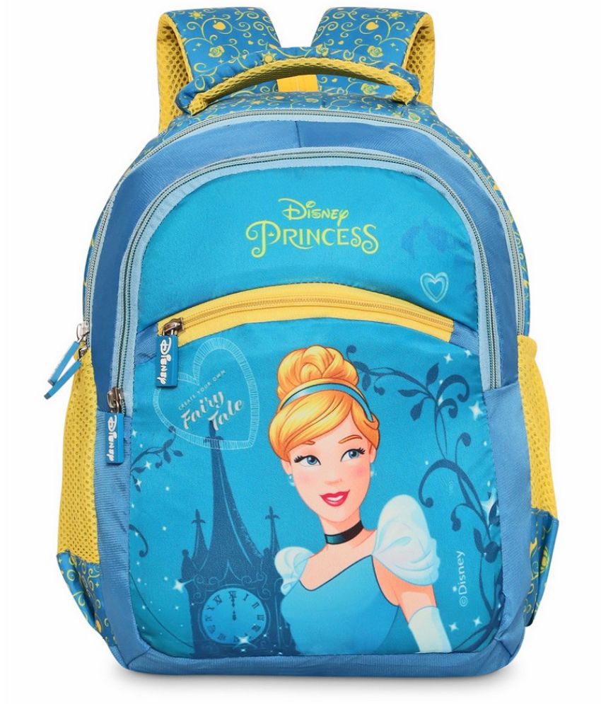     			Priority Light Blue Polyester Backpack For Kids