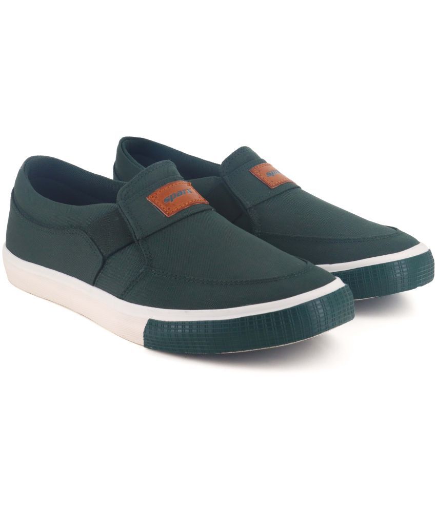     			Sparx SM 854 Green Men's Slip-on Shoes