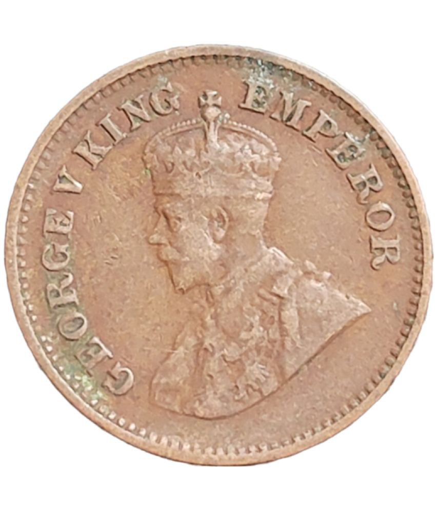     			Very Rare 1/2 Pice 1935 George V British India Coin