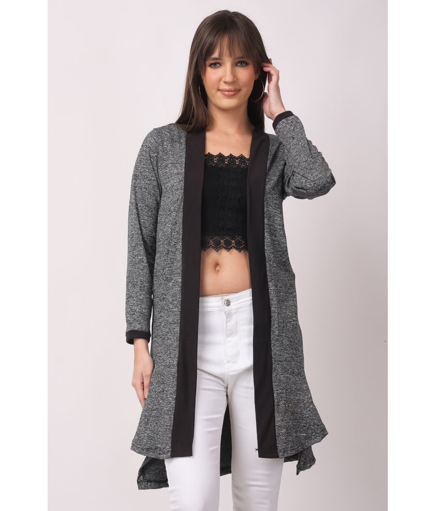     			Affair Woollen Women's Shrugs - Grey ( Single )