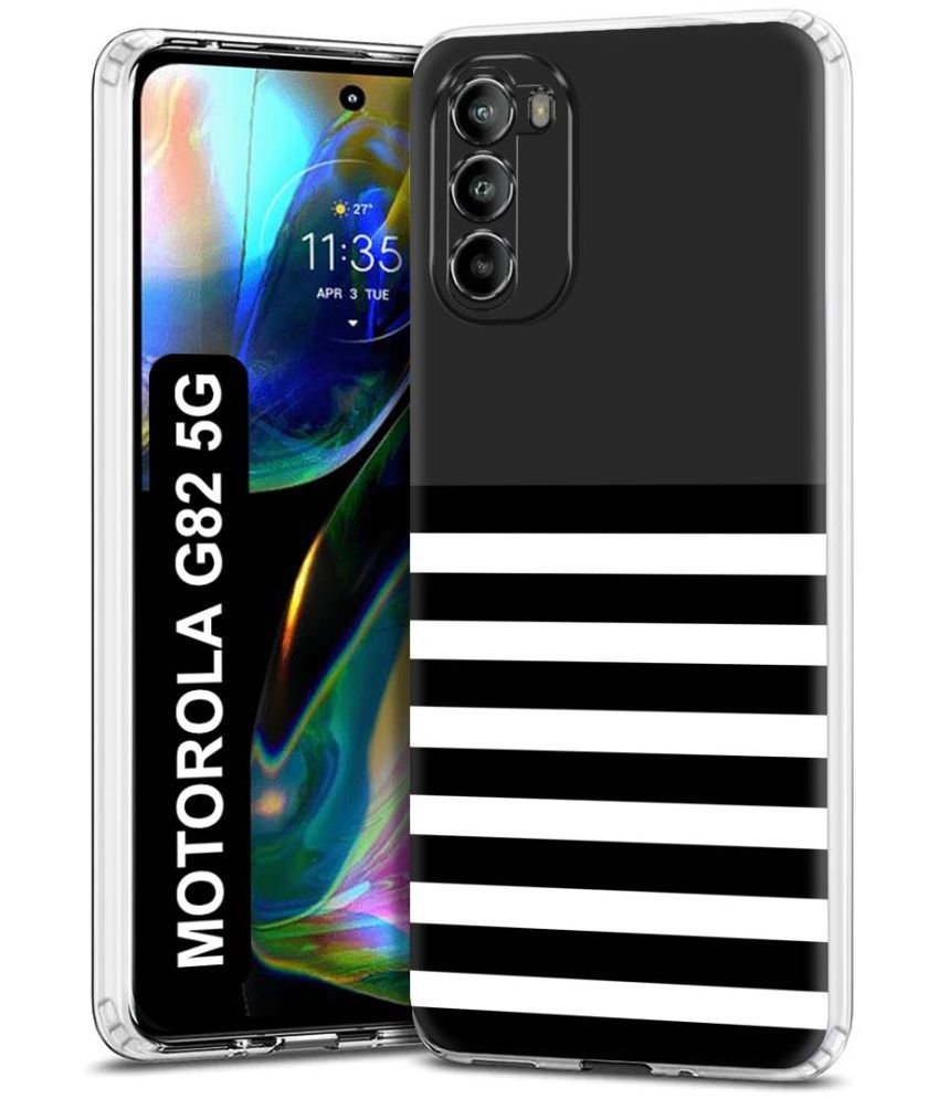     			Fashionury Multicolor Printed Back Cover Silicon Compatible For Motorola Moto G82 5G ( Pack of 1 )