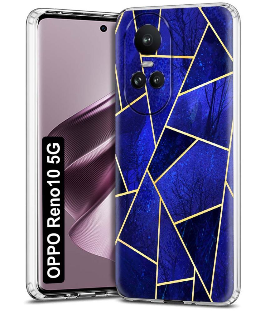     			Fashionury Multicolor Printed Back Cover Silicon Compatible For Oppo Reno 10 5G ( Pack of 1 )