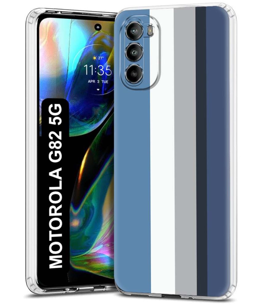     			Fashionury Multicolor Printed Back Cover Silicon Compatible For Motorola Moto G82 5G ( Pack of 1 )