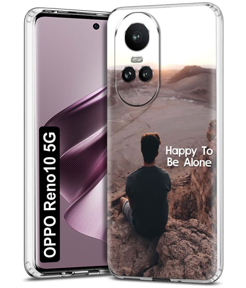     			Fashionury Multicolor Printed Back Cover Silicon Compatible For Oppo Reno 10 5G ( Pack of 1 )