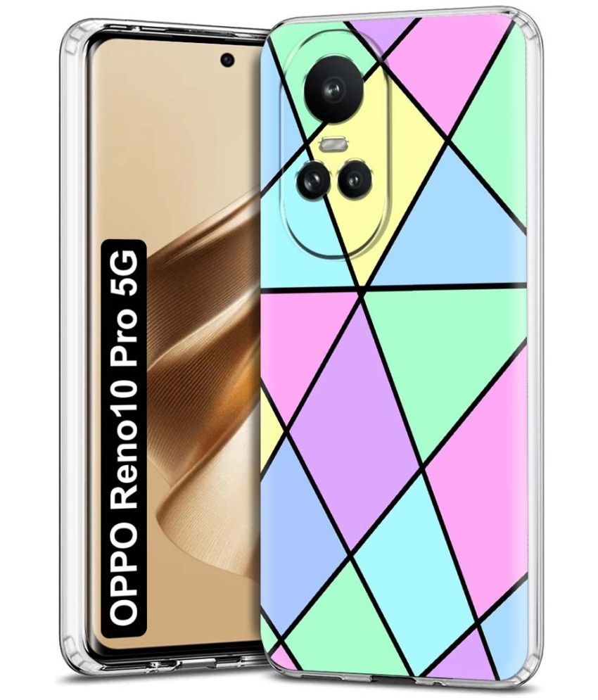     			Fashionury Multicolor Printed Back Cover Silicon Compatible For Oppo Reno 10 Pro ( Pack of 1 )