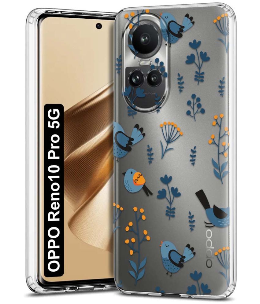     			Fashionury Multicolor Printed Back Cover Silicon Compatible For Oppo Reno 10 Pro ( Pack of 1 )