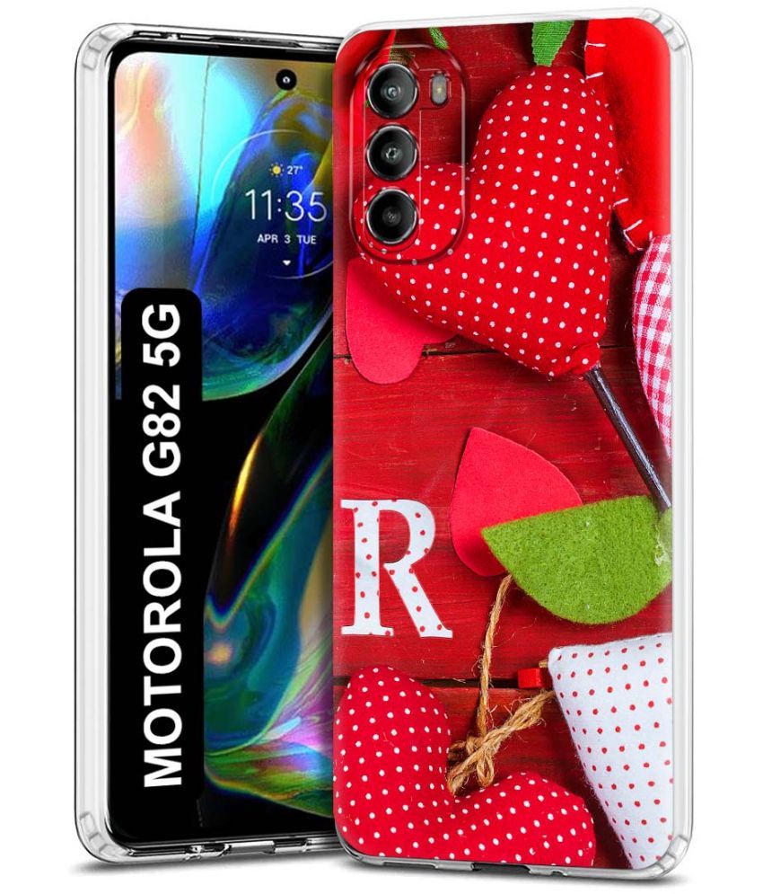     			Fashionury Multicolor Printed Back Cover Silicon Compatible For Motorola Moto G82 5G ( Pack of 1 )