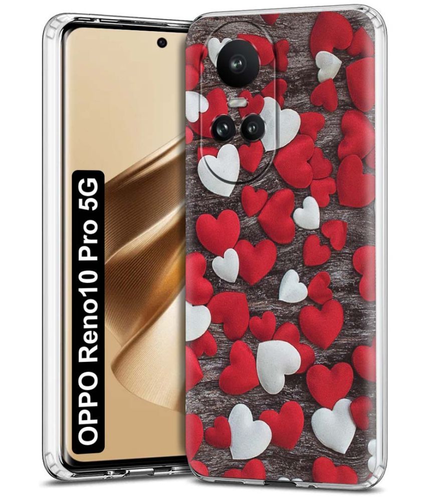     			Fashionury Multicolor Printed Back Cover Silicon Compatible For Oppo Reno 10 Pro ( Pack of 1 )