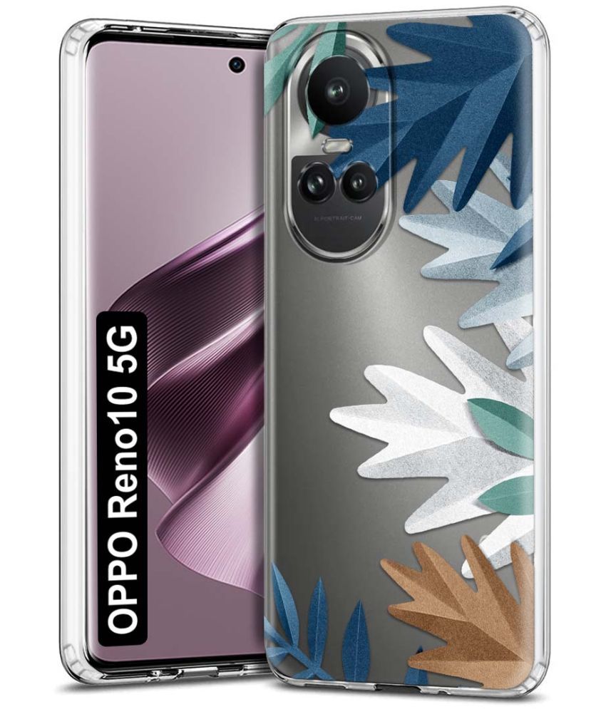     			Fashionury Multicolor Printed Back Cover Silicon Compatible For Oppo Reno 10 5G ( Pack of 1 )