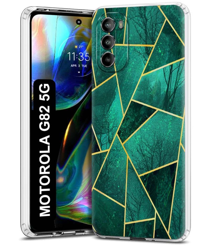     			Fashionury Multicolor Printed Back Cover Silicon Compatible For Motorola Moto G82 5G ( Pack of 1 )