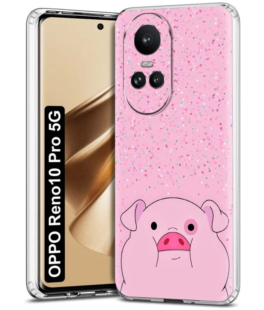     			Fashionury Multicolor Printed Back Cover Silicon Compatible For Oppo Reno 10 Pro ( Pack of 1 )