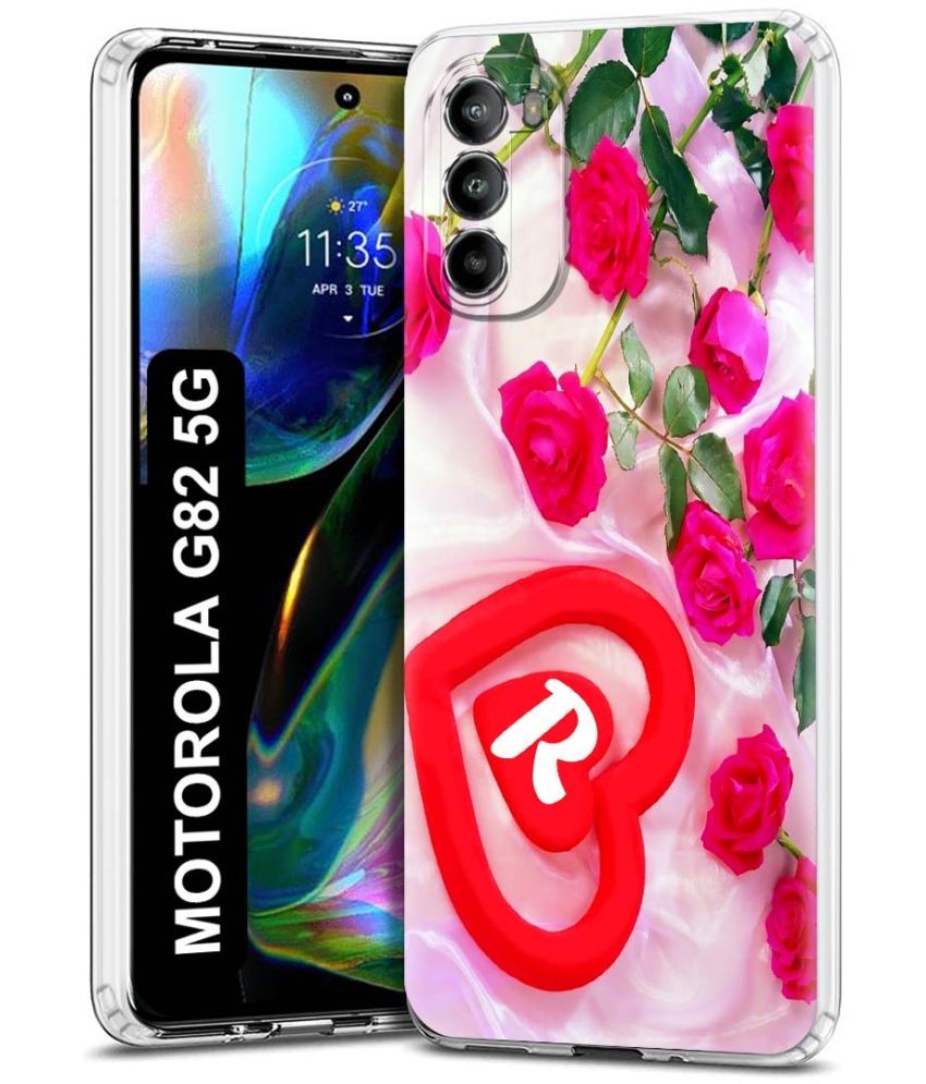     			Fashionury Multicolor Printed Back Cover Silicon Compatible For Motorola Moto G82 5G ( Pack of 1 )