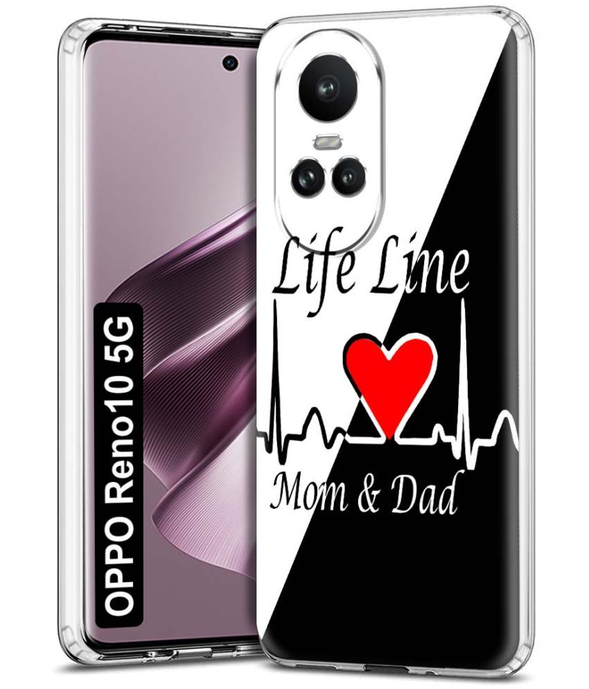     			Fashionury Multicolor Printed Back Cover Silicon Compatible For Oppo Reno 10 5G ( Pack of 1 )