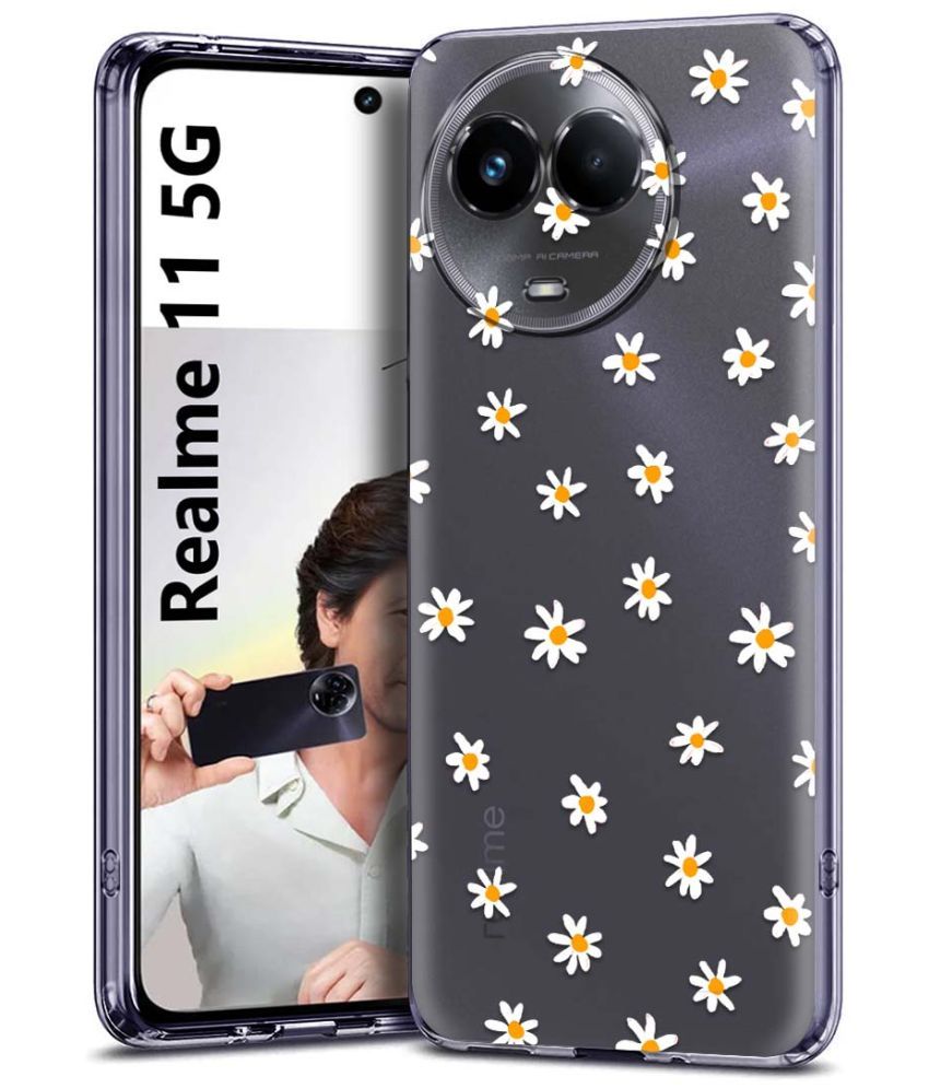     			Fashionury Multicolor Printed Back Cover Silicon Compatible For Realme 11 5G ( Pack of 1 )