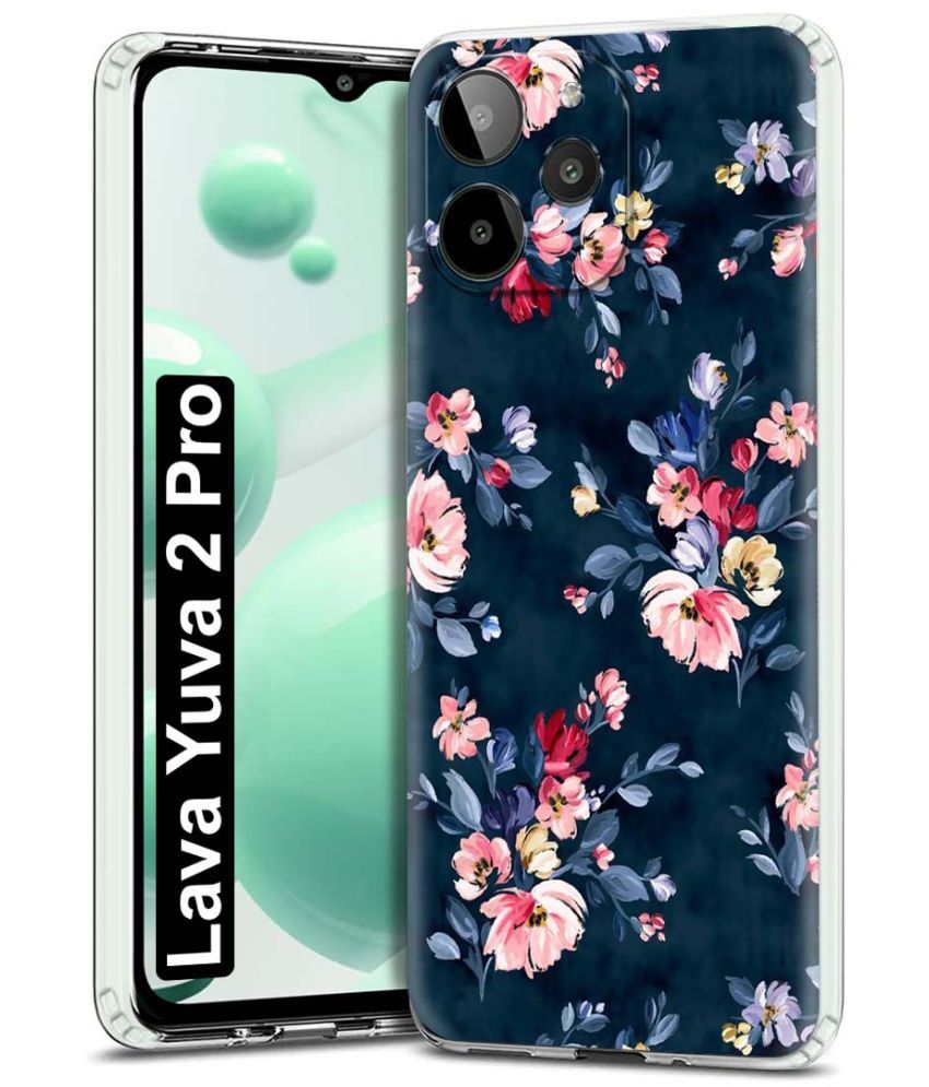     			Fashionury Multicolor Printed Back Cover Silicon Compatible For Lava YUVA 2 Pro ( Pack of 1 )