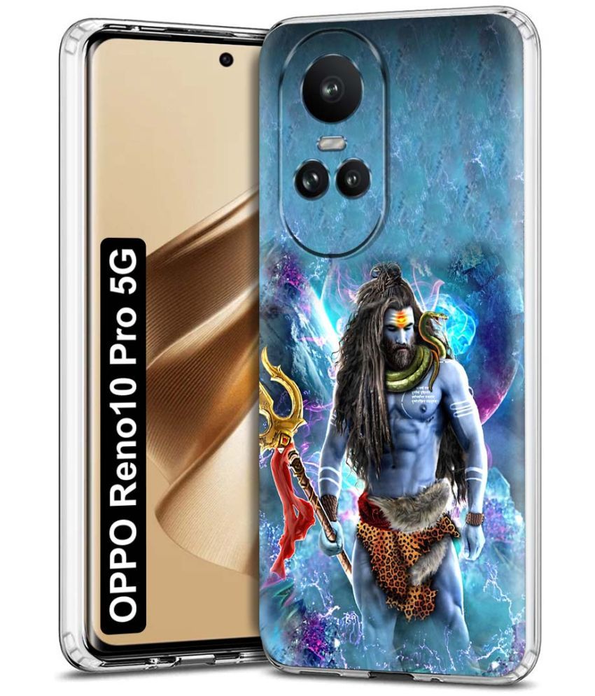     			Fashionury Multicolor Printed Back Cover Silicon Compatible For Oppo Reno 10 Pro ( Pack of 1 )