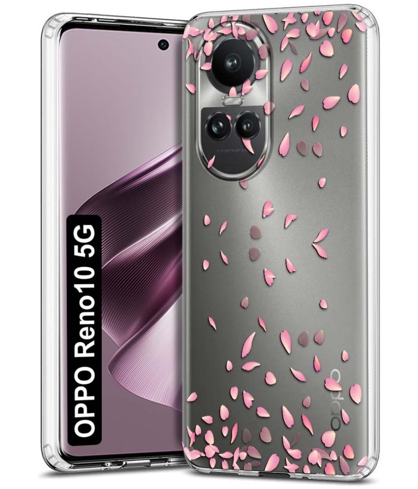     			Fashionury Multicolor Printed Back Cover Silicon Compatible For Oppo Reno 10 5G ( Pack of 1 )