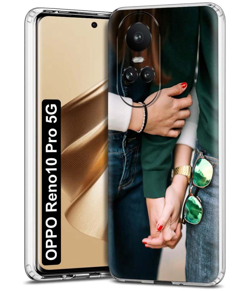     			Fashionury Multicolor Printed Back Cover Silicon Compatible For Oppo Reno 10 Pro ( Pack of 1 )