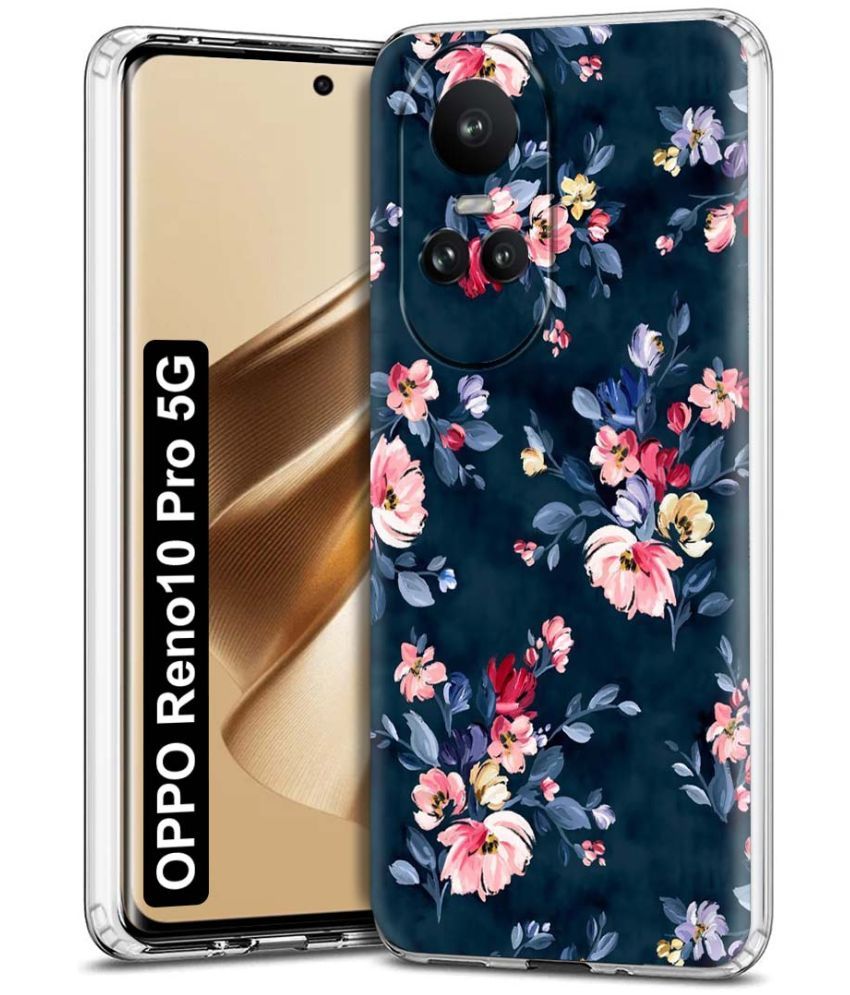     			Fashionury Multicolor Printed Back Cover Silicon Compatible For Oppo Reno 10 Pro ( Pack of 1 )