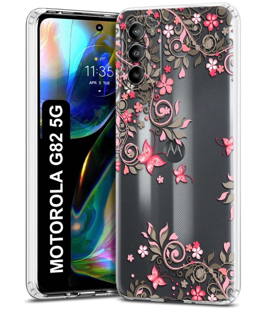     			Fashionury Multicolor Printed Back Cover Silicon Compatible For Motorola Moto G82 5G ( Pack of 1 )