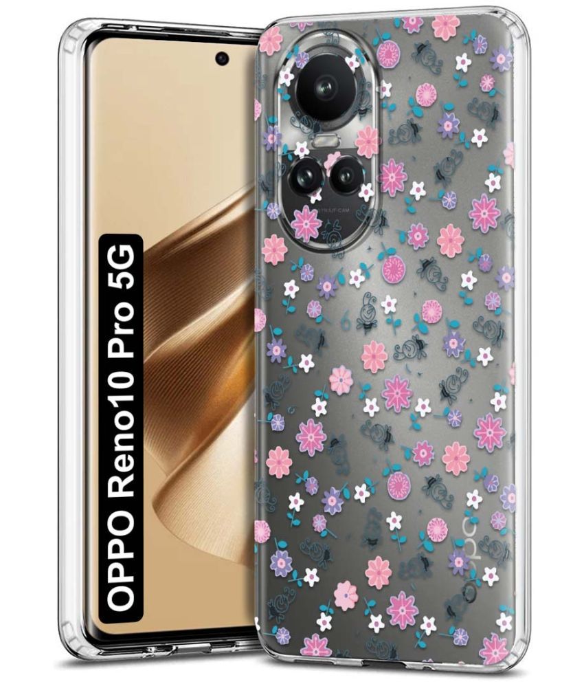     			Fashionury Multicolor Printed Back Cover Silicon Compatible For Oppo Reno 10 Pro ( Pack of 1 )