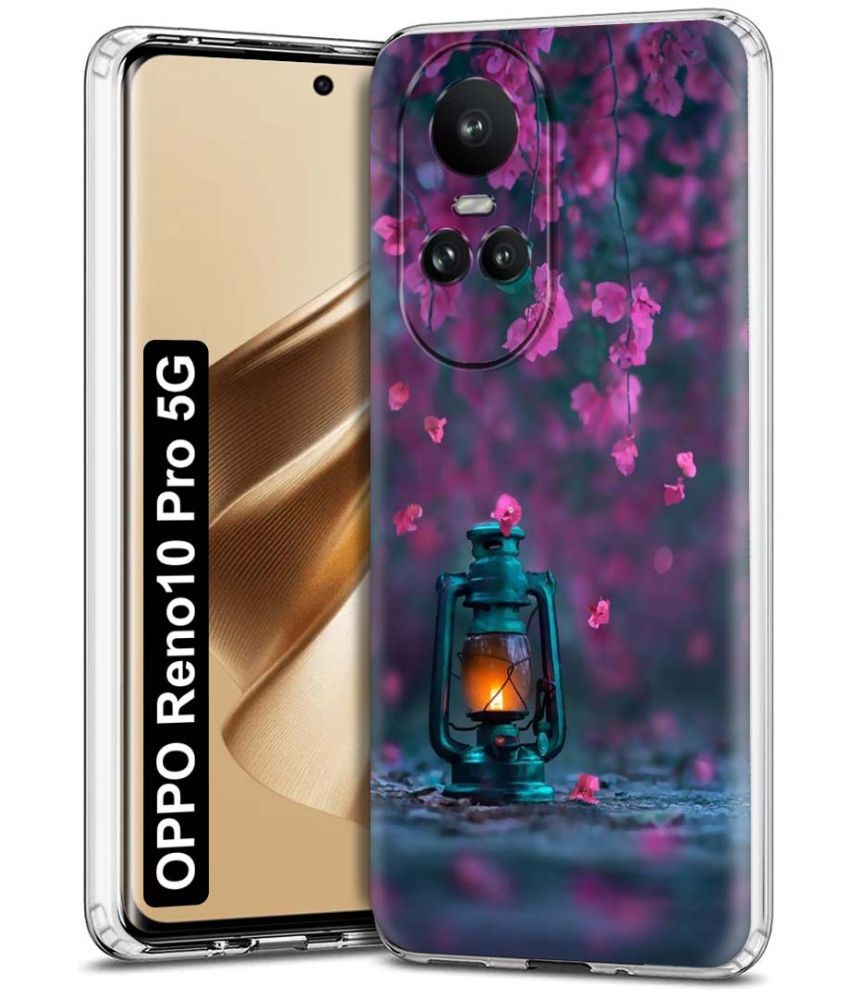     			Fashionury Multicolor Printed Back Cover Silicon Compatible For Oppo Reno 10 Pro ( Pack of 1 )