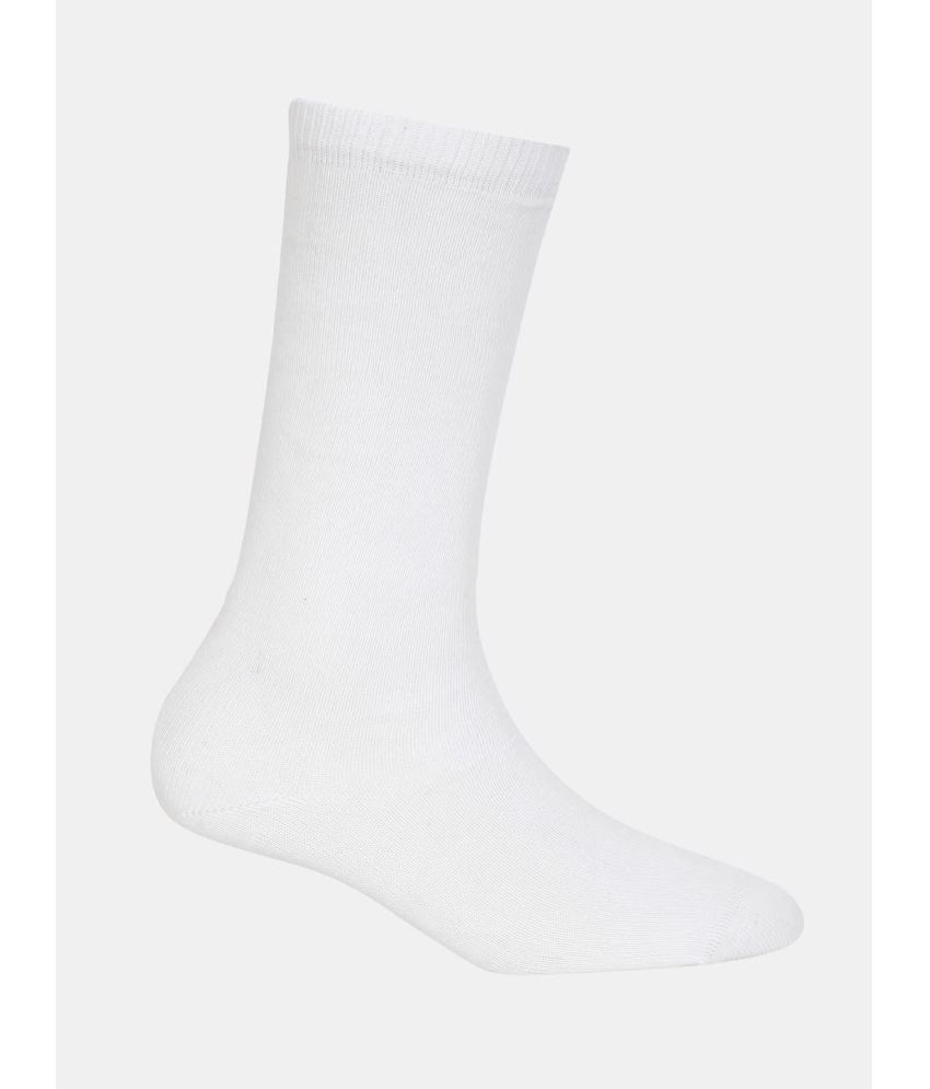     			Jockey 7902 Unisex Kid's Compact Cotton Solid Knee Length Socks With Stay Fresh Treatment - White