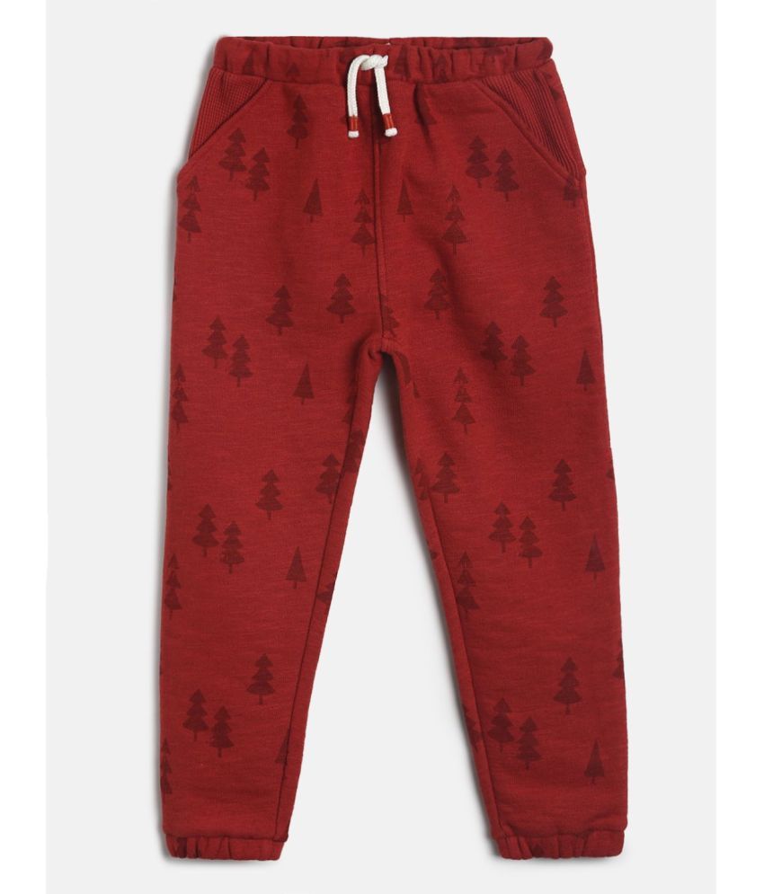     			MINI KLUB Maroon Cotton Boys Trackpant ( Pack of 1 )