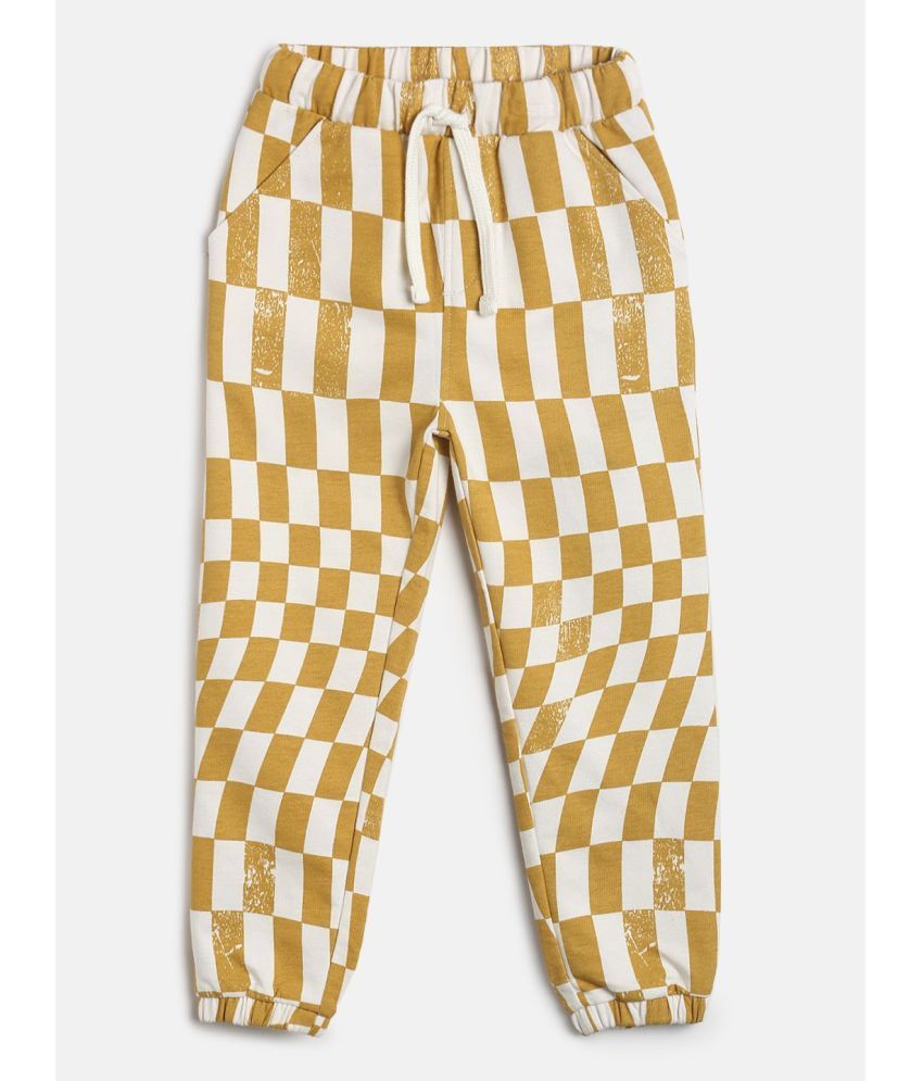     			MINI KLUB Yellow Cotton Boys Trackpant ( Pack of 1 )