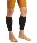 Flamingo Orthopedic Calf Support Leg Compression Sleeves for Sports, Gym, Running, Cycling, Jogging and Workout (1 pair) | calf muscle support for men & women | Color-Black | Size - 2XL