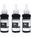 TEQUO L210 For T664 Black Pack of 3 Cartridge for T664 Refill Ink for E_pson L130 L360 L380 L361 L565 L210 L220 L310 L350 L355 L365 L385 L405