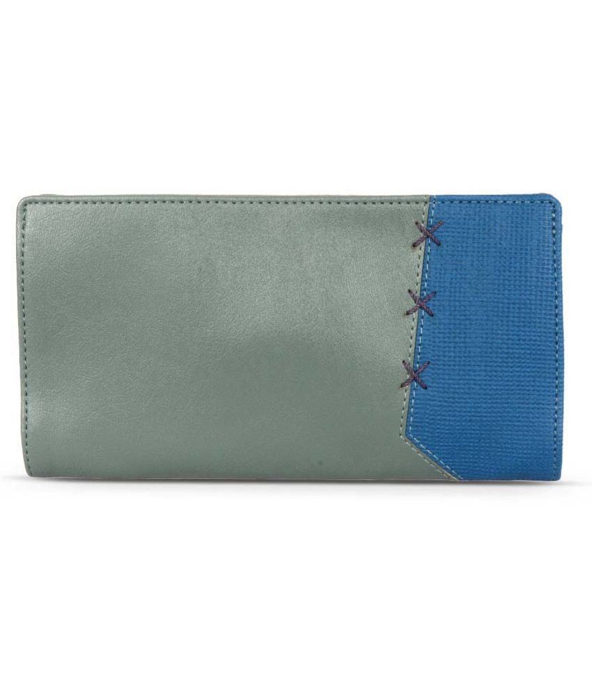     			Baggit Faux Leather Blue Women's Bi Fold Wallet ( Pack of 1 )