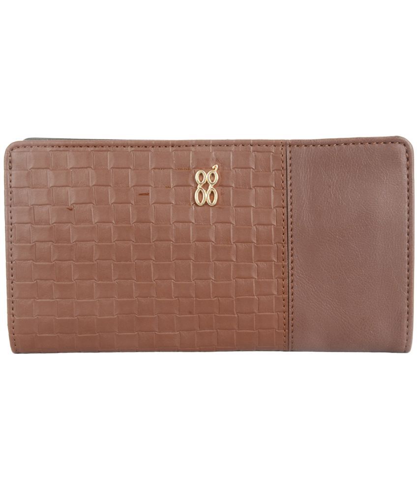     			Baggit Faux Leather Brown Women's Bi Fold Wallet ( Pack of 1 )
