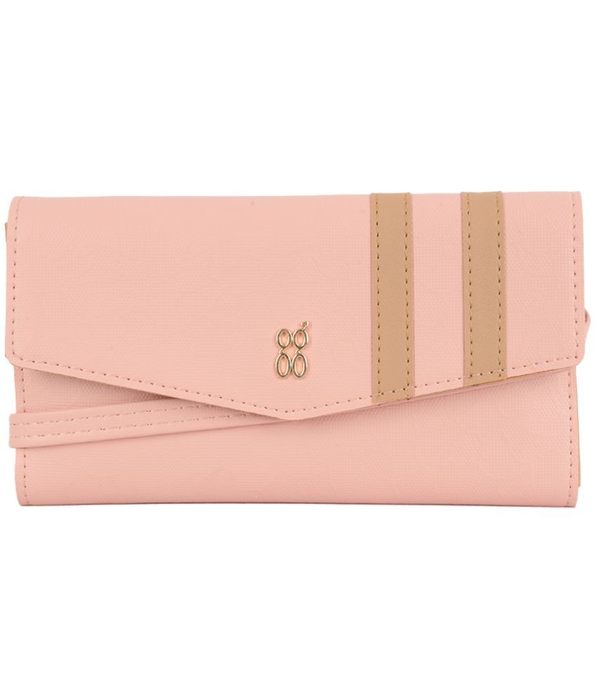     			Baggit Faux Leather Pink Women's Regular Wallet ( Pack of 1 )