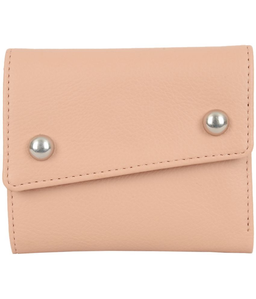     			Baggit Faux Leather Pink Women's Three fold Wallet ( Pack of 1 )