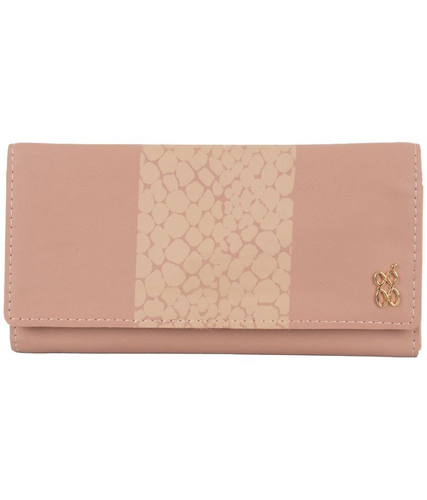     			Baggit PU Pink Women's Three fold Wallet ( Pack of 1 )
