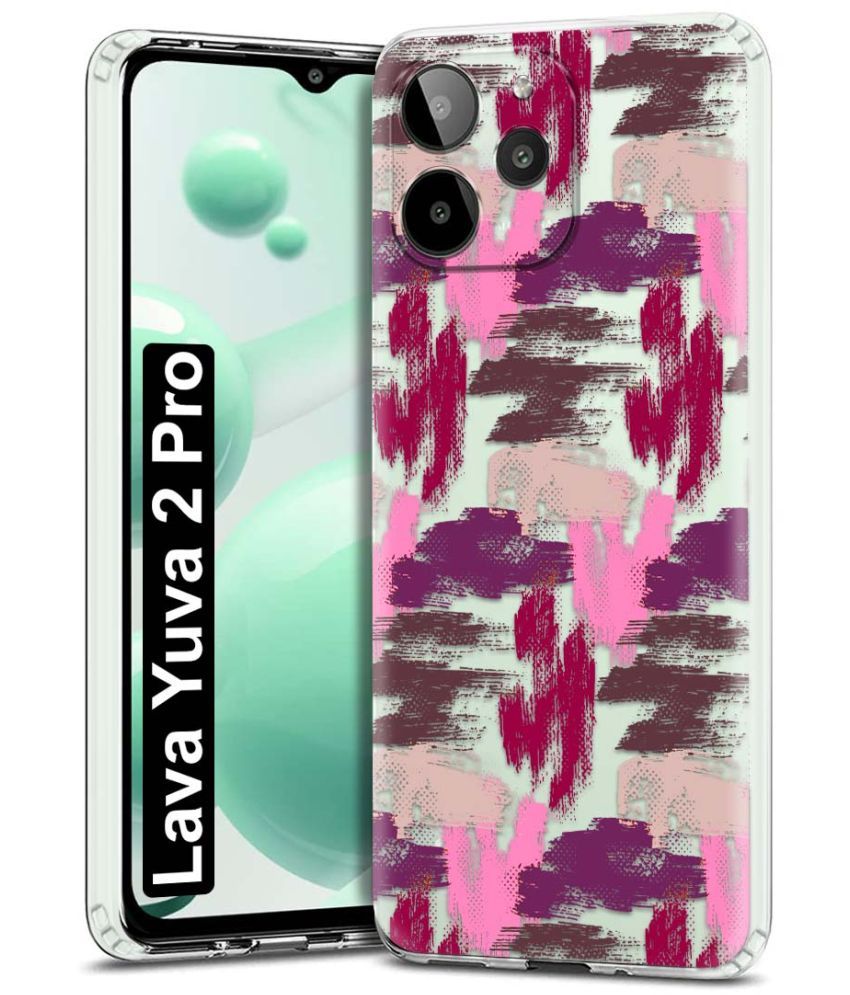     			Fashionury Multicolor Printed Back Cover Silicon Compatible For Lava YUVA 2 Pro ( Pack of 1 )