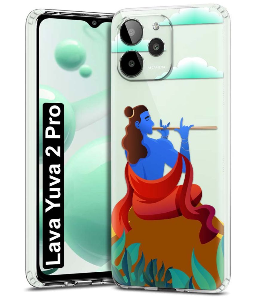     			Fashionury Multicolor Printed Back Cover Silicon Compatible For Lava YUVA 2 Pro ( Pack of 1 )