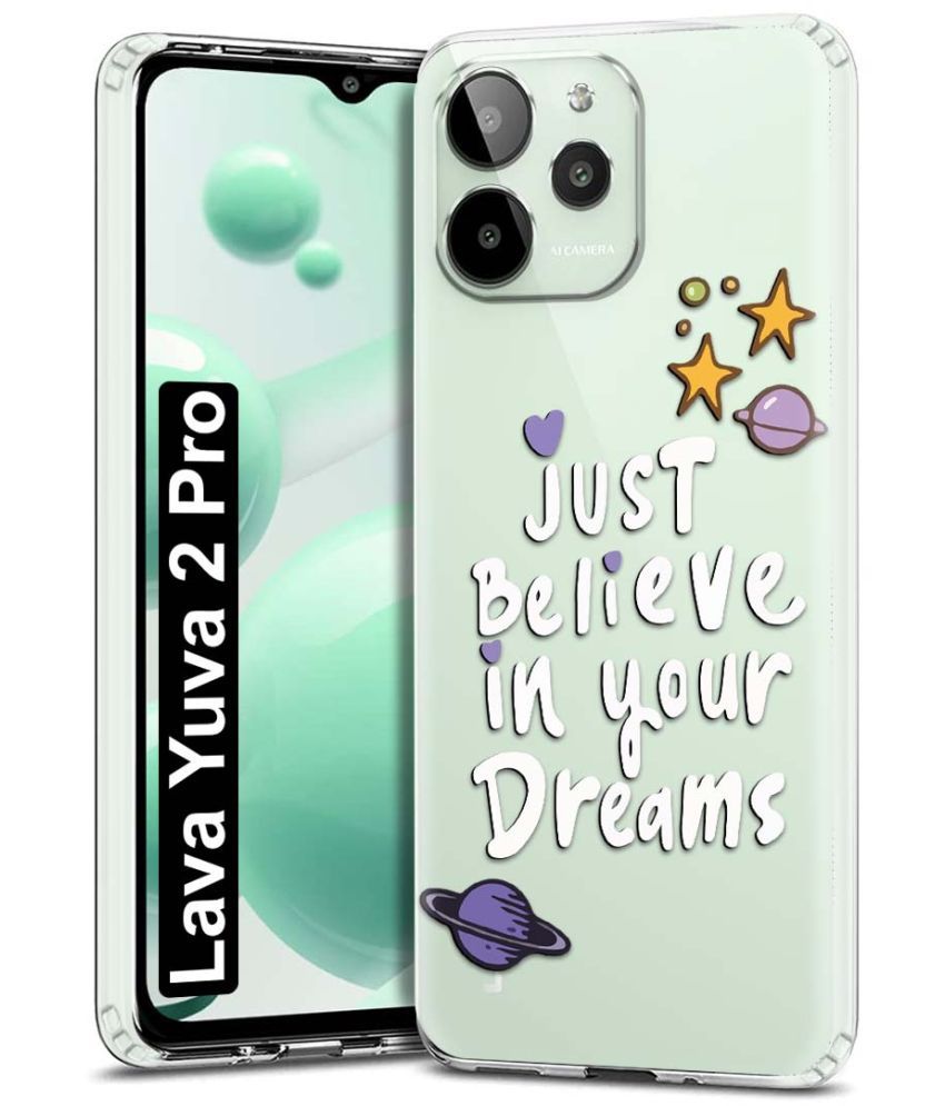     			Fashionury Multicolor Printed Back Cover Silicon Compatible For Lava YUVA 2 Pro ( Pack of 1 )