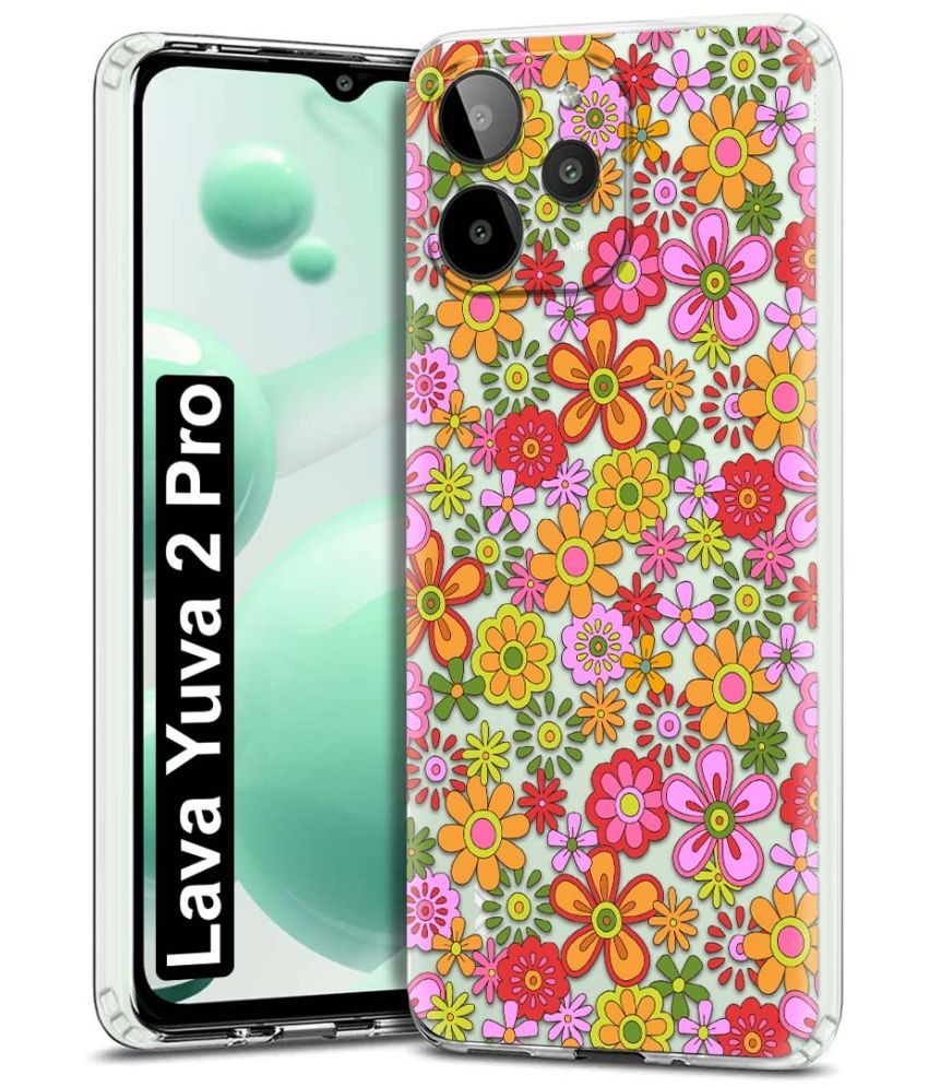     			Fashionury Multicolor Printed Back Cover Silicon Compatible For Lava YUVA 2 Pro ( Pack of 1 )