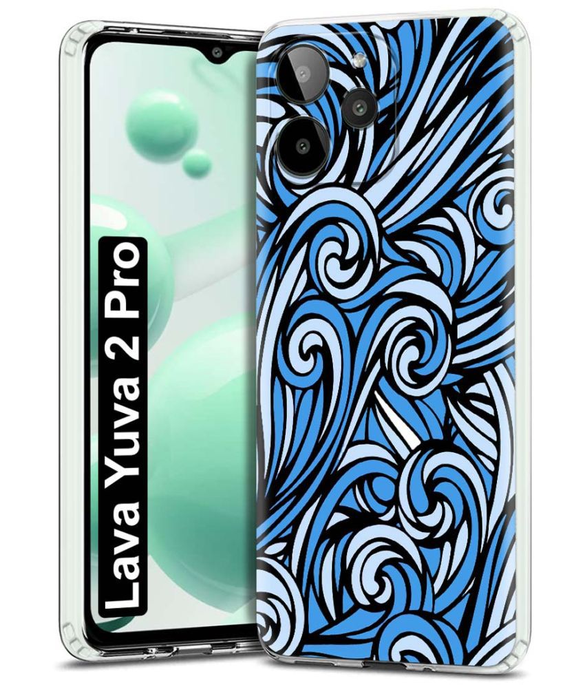     			Fashionury Multicolor Printed Back Cover Silicon Compatible For Lava YUVA 2 Pro ( Pack of 1 )