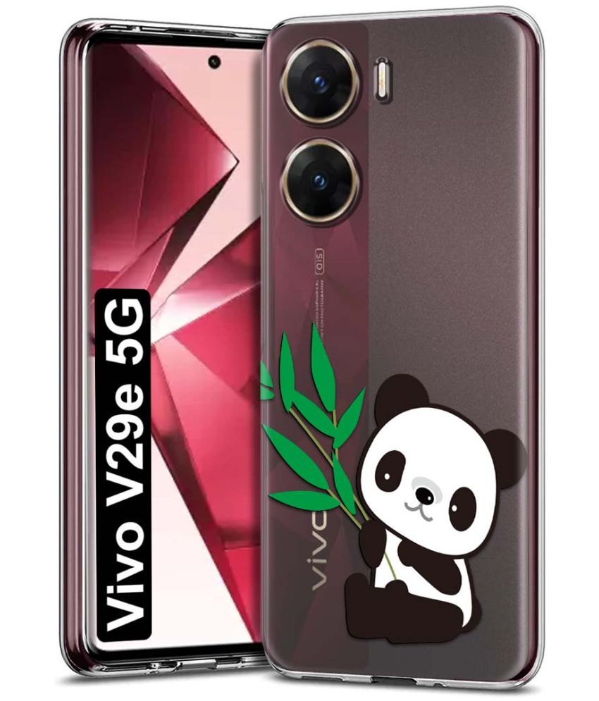     			Fashionury Multicolor Printed Back Cover Silicon Compatible For Vivo V29e ( Pack of 1 )