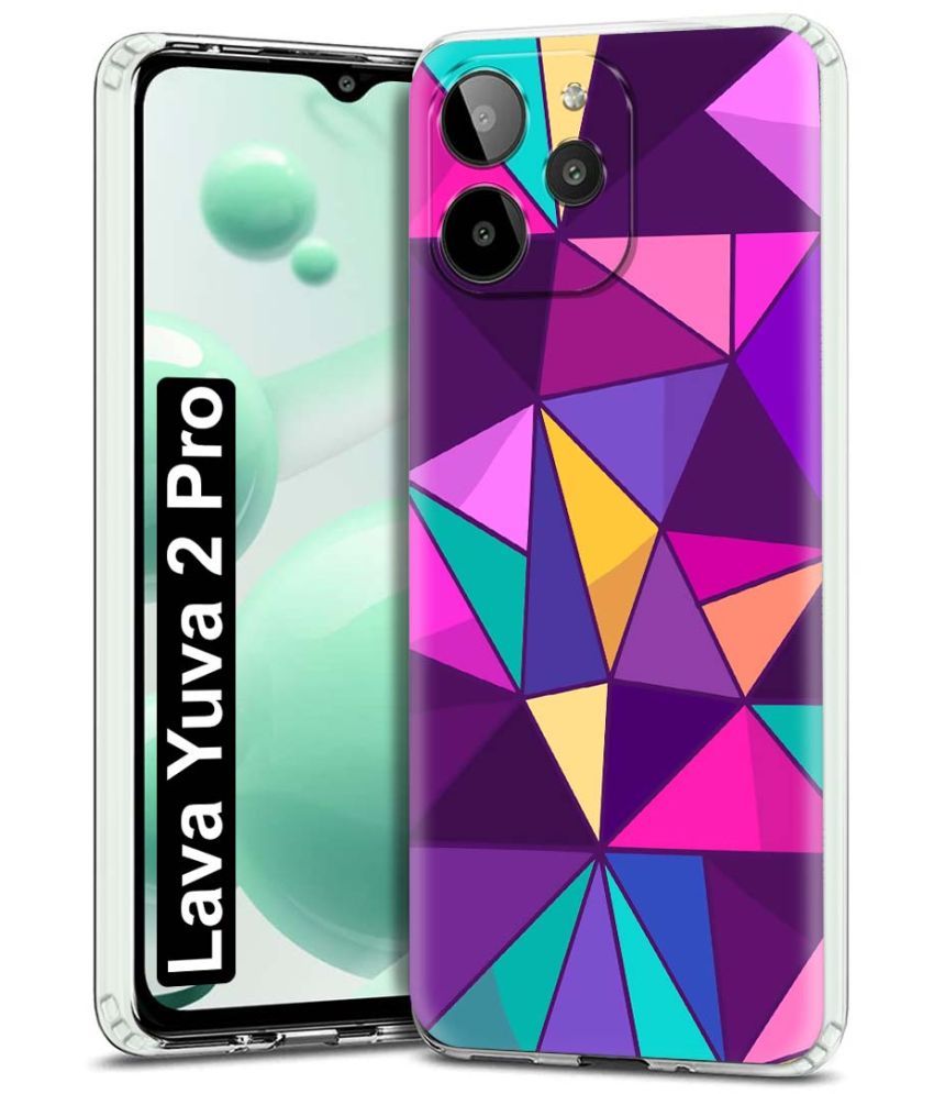     			Fashionury Multicolor Printed Back Cover Silicon Compatible For Lava YUVA 2 Pro ( Pack of 1 )